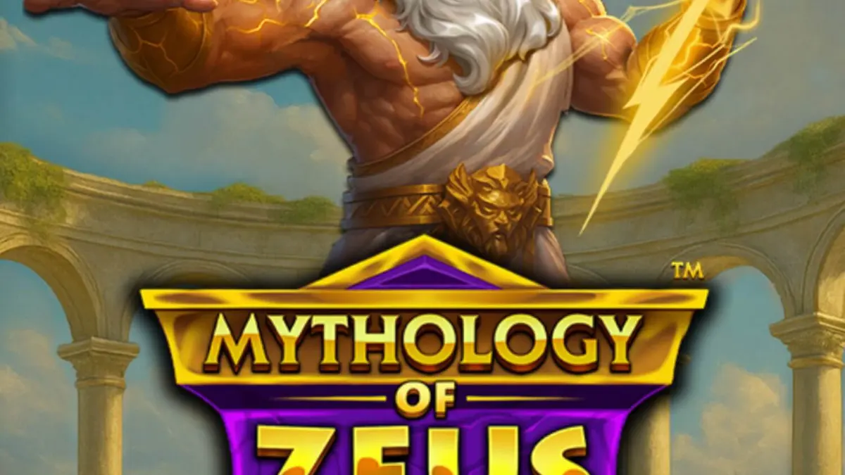 Ang Mythology of Zeus™ QUADCHARGE™ slot ay nagtatampok ng mga simbolo ng Griyegong diyos at kidlat sa isang epic na setting.